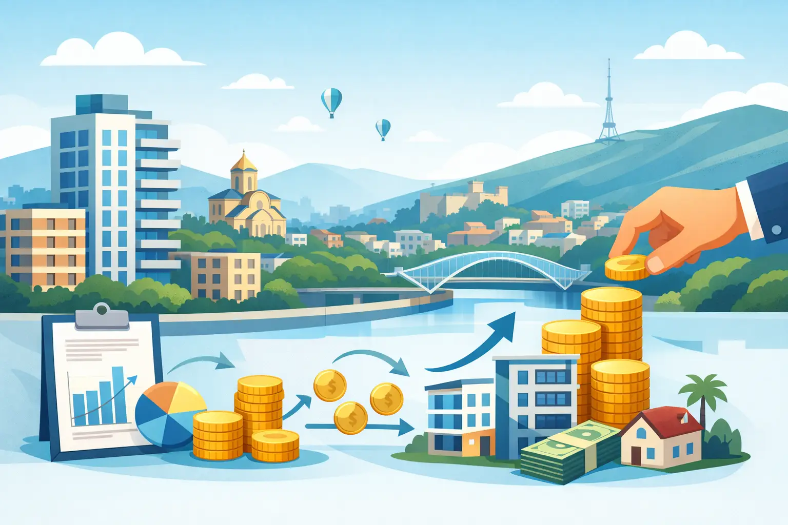 Apartment Investment Cash Flow Model Tbilisi
