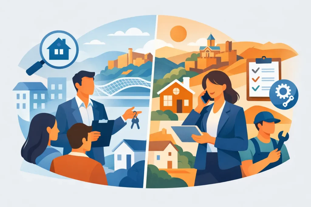 Rental Agent vs Property Manager in Tbilisi