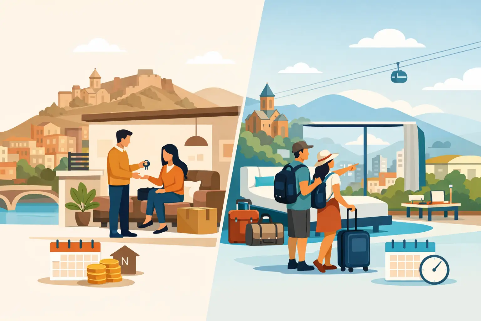Long Term vs Short Term Rental in Tbilisi