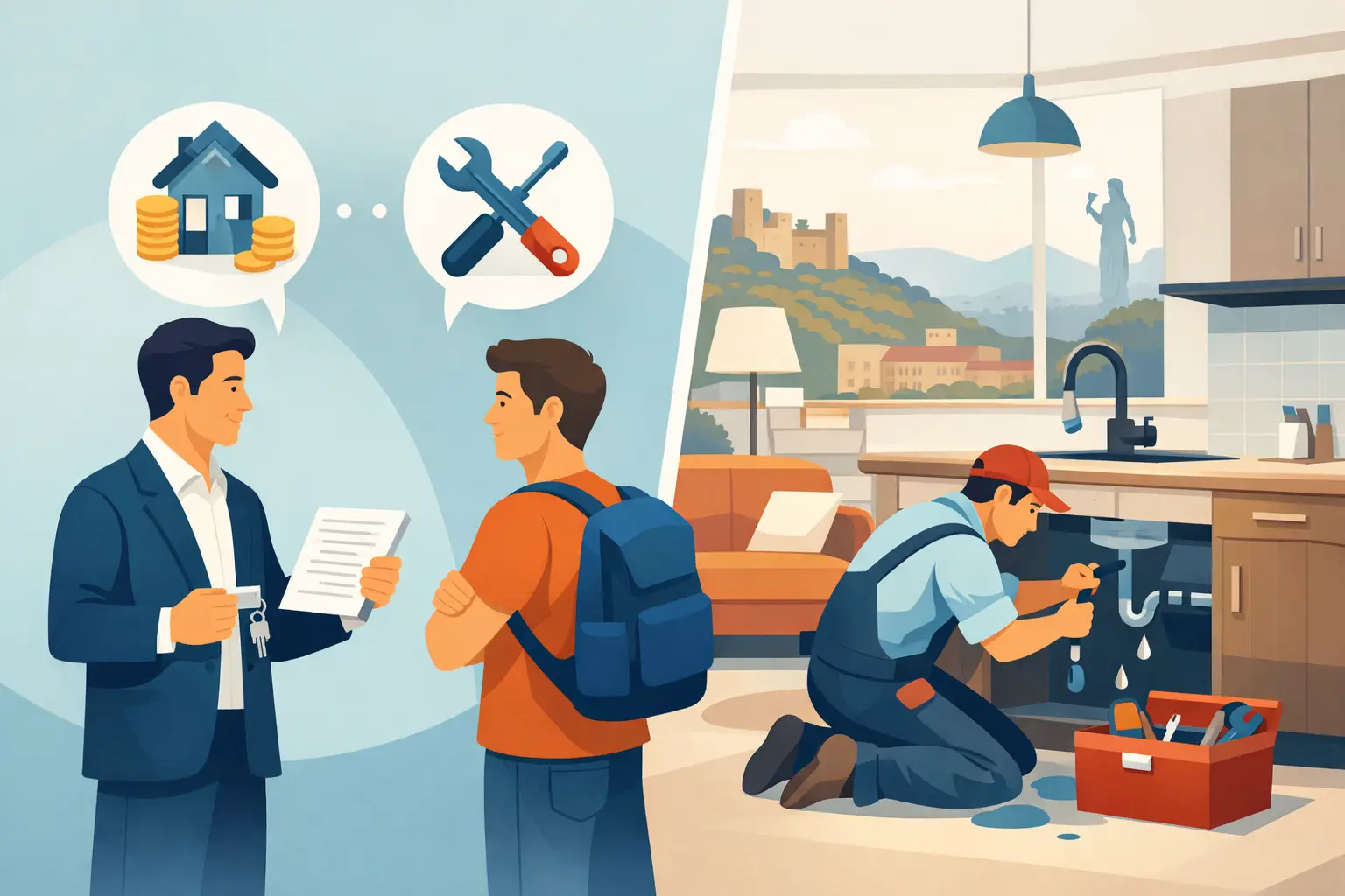 Who Pays Apartment Repairs in a Tbilisi Rental?